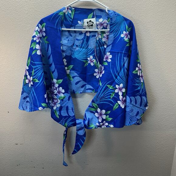 Vintage Hilo Hattie Sarong Skirt Floral Tropical Hawaiian Wrap Cover Up OS - Picture 1 of 6